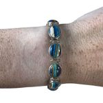 Jay King Desert Rose DTR Sterling Silver 925 Turquoise Bracelet Reversible Photo 3