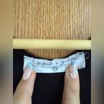 LF Black Tank Top with front Silver Chain Accent Photo 3