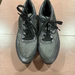 Tod's IT 38.5 Grey Leather Paneled Mesh Sneaker Photo 3