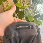 Pretty Little Thing Charcoal Seam Front Straight Leg Pants Photo 4