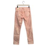 Pilcro NWT Anthropologie Slim Boyfriend Jeans Rose Pink Acid Wash Womens Sz 26 Photo 3