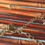 Charming Charlie  Blue & Gold Tone Necklace Photo 6