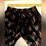 ZARA  Pants  Floral Velvet Boho Wide leg  Size  Small Photo 11