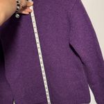 Talbots Deep Purple Women's Wool Cardigan Photo 4