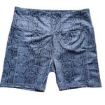 Promover Shorts Women XL w Pockets Stretch High Waisted Snakeskin Run Yoga Gym Photo 0