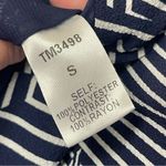 THML Navy Blue & White Sleeveless Mini Dress, Small Photo 6