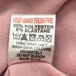 Missguided  Pink Round Neck Short Sleeve Stretch Mini Bodycon Sheath Dress Sz 6 Photo 7