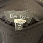 Karen Kane  Maxi Skirt XL Pull On Black Slit Goth Witchy Capsule Basic Photo 1