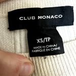 Club Monaco Short Sleeveless Doublefaced Sweater Cream XS Photo 2