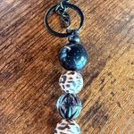 Handmade Leopard Print Beaded Key Holder Photo 2