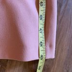 ZARA  Women's Square Neckline Open Shoulder Stitch Midi Dress Dusty Pink XS Photo 3