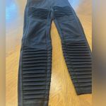 American Eagle Black The Everything Legging Moto Textured Size Small Short Photo 9