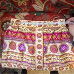 Vintage 70’s Alex Coleman California Button Front MIDI Mandala Skirt Pink Photo 9