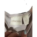 Chico's  Pale Pink Nylon Blend Dressy Sleeveless Tank Top Women Sz 1 Sz M 8 Photo 4