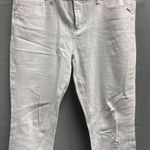 Seven7  Women's White Cropped Jeans Easy Fit Size 16 SKU 5175 Photo 0