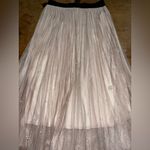 Woman’s Sadie & Love Blush Pink Pearl Tulle Midi Skirt – Size Small Black Photo 3