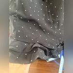 After Market Anthropologie Black Polka Dot Ruffle Romper Photo 2