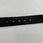 Talbots Size M Belt Leather Black Brass Buckle Timeless Adjustable Versatile Photo 5