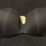 Lily Of France  Black Strapless Bra Photo 0