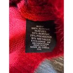 Ugly Christmas Sweater Women's XXL Red Flamingo Parrot Tropical Holiday Knit Photo 4