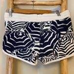 Lilly Pulitzer Chrissy French Terry Beach Shorts Blue White XS Photo 1