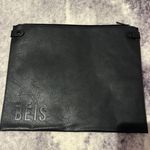 BEIS  Black Leather Laptop Sleeve Photo 0