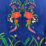 Quaker Factory Blue Embroidered NWT Large Spring Summer Jacket. 2019 Photo 1
