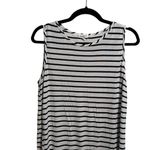 Exist  knit striped black and white dress women's size large Photo 1