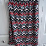Park Avenue multicolor chevron pencil skirt size 2XL Pink Photo 0