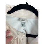 A New Day faux leather long sleeve shirt sz XXL creme button up NWT Photo 3