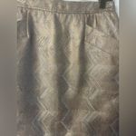 Molly Bracken  Gold Silver Mini Skirt with Pocket Small Photo 2