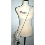 DKNY NWT New Womens Gray Stone Cross Body Bag Handbag Logo Silver Leather Chain Photo 11