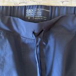 ALBION FIT  Women's Jetsetter Lightweight Jogger Pants Blue Gold Zipper M Petite Photo 6