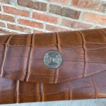 Tommy Bahama  Crocodile Alligator Glasses Sunglasses Brown Clamshell Case Photo 1