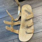 Vionic Amber Adjustable Sandal Womens 7 Gold Cork Orthotic Comfort Sandals EU 38 Photo 4