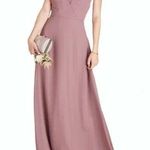 Birdy Grey  Moni Convertible Halter Maxi Dress in Dark‎ Mauve Size XS Photo 0