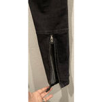 MOTHER Denim  Black The Speedster Zip Jeans Photo 7