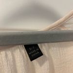 ATM Flowy Beach Cover Dress Size Small Roll Tab Sleeves Oversized 100% Cotton Photo 3