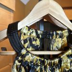 T Tahari Tahari Jewel Tone Watercolor Tie Dye Print Satin Halter Top Blouse Size Large Photo 2