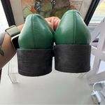 NEW Clizia Vera Pelle Green Italian Leather Mary Jane’s Size 9 Photo 6