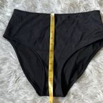 Good American  Women’s Sculpt Good Waist Bikini Bottom in black001 size 3(large) Photo 4