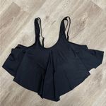 Tankini Swim Top Black Flutter Size XXL Photo 0