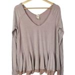 We The Free Free People  Light Pink Tangerine Swing Long Sleeve Tee S Photo 1