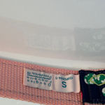 Douglas Paquette Flip Flop Print Fabric Belt Pink Double Ring D Ring Small Y2k Black Photo 6