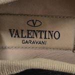 Valentino Garavani Black rockstud leather ballerina flat espadrilles Size 39 Photo 8