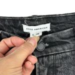 Good American  Good Mom Jeans High Waist in Black226 Size 2/26 Distressed Photo 7