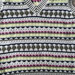 Scotch & Soda  In Bloom Sweater Vest Knit Multicolor Fair Isle Small $168 boho Photo 3