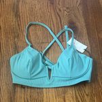 Shade & Shore  Teal Women's Bikini Top Size 34C New with Tags Photo 0
