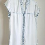 Kut From The Kloth Acid Wash Blouse - Size S Photo 2