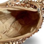 NWOT Sequin Beaded Evening Handbag Gold Photo 7